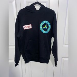 AWGE x Mercedes Benz black hoodie